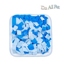 시소플레이 노즈워크 후각 놀이매트 강아지장난감 놀이방석 소형- 블루, 1