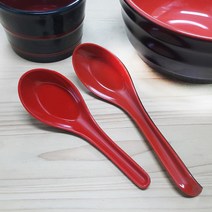 주방애몰 우동스푼 국물수저, 고리우동스푼, 1개