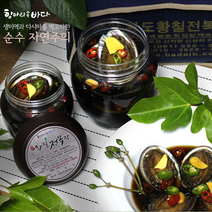항아리속바다 황칠전복장, 1kg, 일반전복항아리 2단지