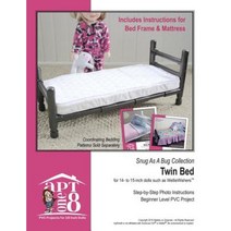 Snug as a Bug Collection: Twin Bed: Beginner-Level PVC Project for 14- To 15-Inch Dolls Paperback, Createspace Independent Publishing Platform