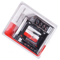 와이피씨앤씨 노트북 멀티부스트 SATA3 9MM 12mm 세컨하드베이, 블랙