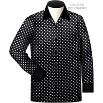 이럭셔리클럽 땡땡이 실크셔츠 남성셔츠 와이셔츠 DTS180321