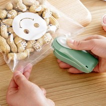 크리에잇투 비닐밀봉 파스텔 미니 실링기-그린, 1개