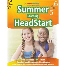 Summer Learning Headstart Grade 5 to 6: Fun Activities Plus Math Reading and Language Workbooks: Br..., Lumos Learning