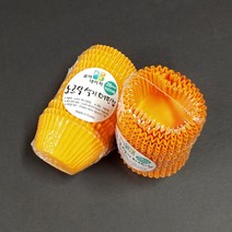 노르딕 28mm 색지 머핀컵 200장 유산지컵, 200매입, 오렌지