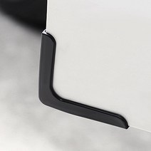 포원 자동차 모서리 도어 가드 엣지 문콕방지 스크래치방지 차량용품, 앞좌석2P-레드
