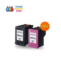 901XL 대용량 호환잉크 HP OFFICEJET 4500 4500 DESKTOP J4580 J4660, HP901XL검정 + HP901XL검정, 1세트