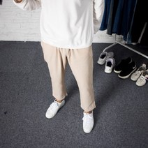 더간지 남자 린넨 통바지