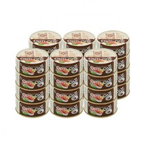 사조 옵티원 흰살참치 연어&아마씨 캔 90g x24개세트(1box), 24개