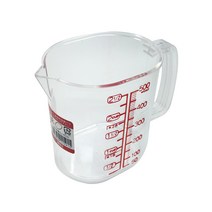 나카야 투명계량컵 500ml 일본 베이킹 눈금 플라스틱, 쿠팡 본상품선택