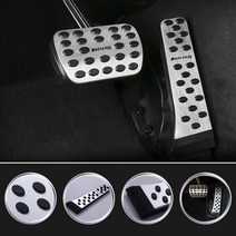오토데코 벤츠 악셀 브레이크 논슬립 페달 튜닝 악세사리(오르간 페달), 벤츠 오르간 페달:AMG(3pcs)
