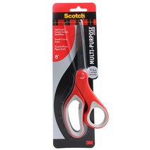 스카치 멀티-퍼포즈 시저 사무용가위, Red, 1개