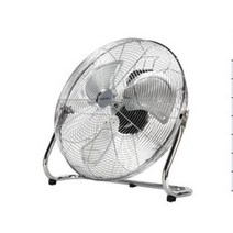 한빛전자 공업용 초강력 데스크팬 업소 파워모터 360도 회전 대형 선풍기 이동식 손잡이 건강한 자연바람, 공업용 크롬 데스크팬 대형선풍기 강력모터 360도회전