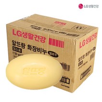 LG 알뜨랑비누 엘로우 ( 130g x 80개입 )+(이태리타올 1매 증정) 비누, 1box