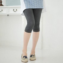 마더라이크 JS.아이스7부데님- 임산부레깅스 임부레깅스 빅사이즈 임부복