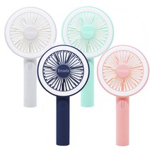 엑스트라 블루스톰-F2 LED 휴대용 선풍기, 핑크, 1개