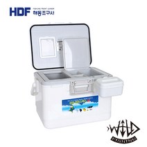 해동 멀티 싱싱 아이스박스 HB-1117, 화이트, 9L