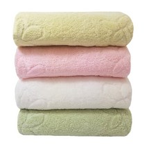 무한타올 무한타월 피에르가르뎅 클로버170g 4장 세면타월 답례품, 연두