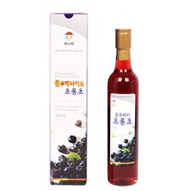 윤플러스 전북 순창 무농약 블루베리로 만든 블루베리식초, 1병, 375ml