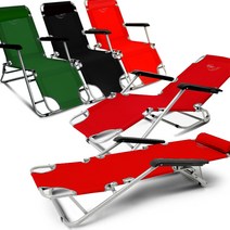 악마체어 침대기능은 물론 의자기능+릴렉스기능 고강도 프레임 우수원단 접이식침대, 레드