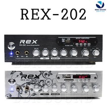 REX REX-204 매장-카페앰프 미니앰프 4CH 320W, REX-202블랙