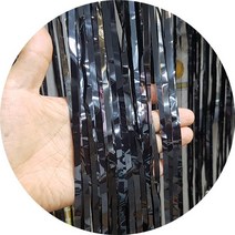 굿벌룬 은박 파티커튼, 블랙