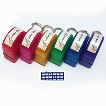 올림피아 퍼펙트 기타카포 C-1, 기타코드스탬프(가로6칸)_레드