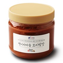 짱이야마을 국산 메주 보리쌀 고추가루로 만든 수작업 전통방식 쌈장, 500g, 1개