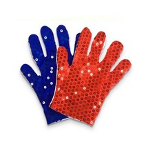 츄츄서방님의 반짝 양면 장갑 (학예회/운동회 무용 도구 응원 장갑), 빨강