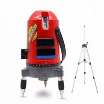 레이저레벨기 5라인 삼각대포함 레이저수평기 레벨기