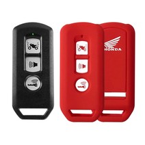 카포카 혼다 오토바이 PCX150 3버튼 실리콘 키케이스 키홀더, PCX150 레드