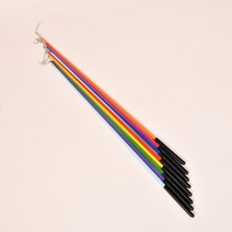 니스포 리듬체조 56cm리본컬러스틱 FIG 5미터용 스틱, 레드스틱56cm