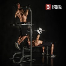 반석스포츠 비스펙 스미스 프리미엄 벤치, 그레이 + 블랙