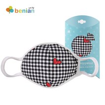 베니앙 유아 어린이 키즈 아기입체면마스크 20종, 쁘띠체크-M, 쁘띠체크-M