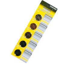 도시바 수은전지 리튬셀 3V CR2016 5알, 5개입, 1개