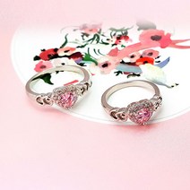 빅윈 하트앤하트 핑크 지르콘 큐빅 패션반지 여성반지 R37 반지