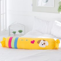 조우니 모모독 바디필로우 안고자는 대형롱쿠션, 모모독 바디필로우 02_옐로우(커버+솜)