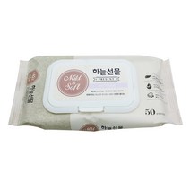 하늘선물 물티슈-캡형 50매, 단품