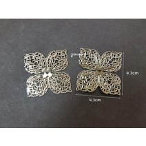 콩이네리본 나팔수선 금속장식 배씨머리핀장식 예단장식 캔들장식 한복금속장식