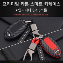 그린텍 닛산 전용 5버튼 카본 키케이스, 블랙, 닛산 5버튼 타입