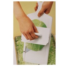 시모무라 와이드 양배추 채칼 FSW-01, 화이트