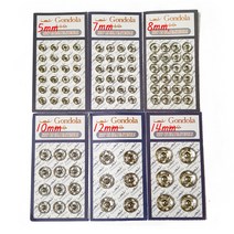 쏘잉스타 곤도라 똑딱이 단추 스냅단추 미니단추, 12mm니켈