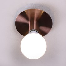 boaz T브론즈(동) 직부등 조명 보조 매장 인테리어 매입등/센서등, T브론즈(동)직부+LED볼구(주광)