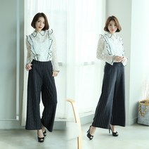 카푸 1006 디스트로 일자팬츠 일자바지 와이드팬츠