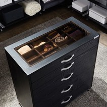 윤성디자인 아일랜드 서랍장, 블랙