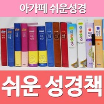 화평플러스몰 아가페 쉬운성경 모음전(슬림 미니 일러스트 큰글 주일학교 성경책), 선택13_쉬운성경_특미니_고급_단본_블루