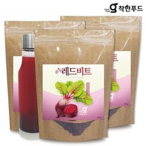 착한푸드 말린 레드비트차 60g 3개 + 차물병1개