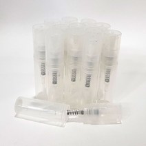 스윗바틀 2ml 미니향수공병 50개, 플라스틱공병 2ml 반투명