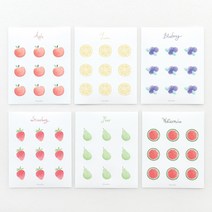 과일 원형 스티커, 10.Tomato