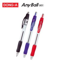 동아 애니볼501 0.5 07 1.0 1.2 1.4 1.6mm 12개입, 애니볼 0.7mm-흑색(12자루), 1개